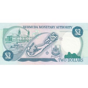 Bermuda, 2 Dollars, 1996, UNC, p40Aa