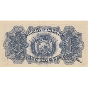 Bolivia, 1 Boliviano, 1928, UNC, p128b
