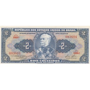 Brasil, 2 Cruzeiros, 1953, UNC, KM:157Ac