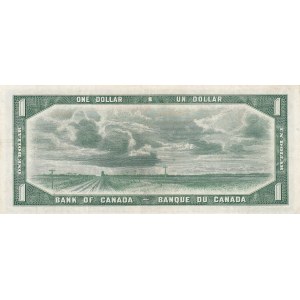 Canada, 1 Dollar, 1954, AUNC, p66a