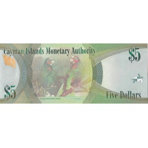 Cayman Islands, 5 Dollars, 2010, UNC, p39a