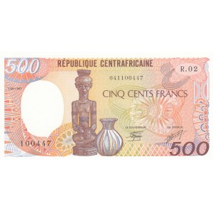 Central African Republic, 500 Francs, 1987, UNC, p14c