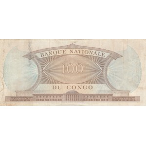 Congo Democratic Republic, 100 Francs, 1964, AUNC, p6a