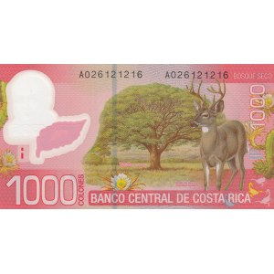 Costa Rica, 1000 Colones, 2009, UNC, p274