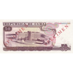 Cuba, 50 Pesos, 1990, UNC, p111s