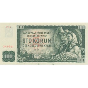 Czech Republic, 100 Korun, 1961, UNC, p91b