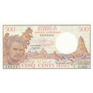 Djibouti, 500 Francs, 1988, UNC, p36b