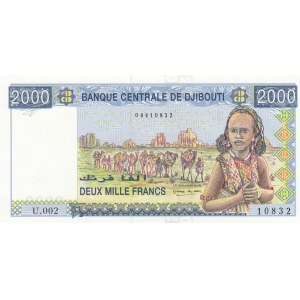 Djibouti, 2000 Francs, 1997, UNC, p40