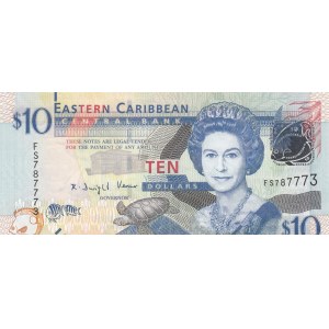 East Caribean States, 10 Dollars, 2012, UNC, p52