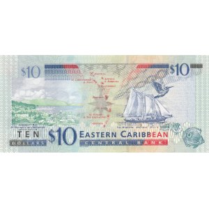 East Caribean States, 10 Dollars, 2012, UNC, p52
