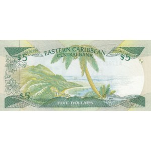 East Caribbean States, 5 Dollars, 1985, UNC, p18m