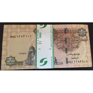 Egypt, 1 Pound, 2016, UNC, p50, BUNDLE