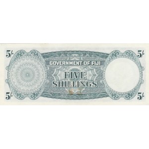 Fiji, 5 Shillings, 1965, UNC,p51e