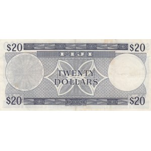 Fiji, 20 Dollars, 1974, XF, p74b