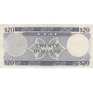 Fiji, 20 Dollars, 1974, VF, p75b