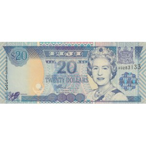Fiji, 20 Dollars, 2002, UNC, p107a