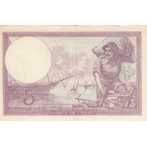France, 5 Francs, 1933, VF, p72e