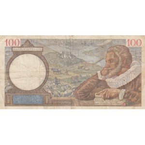 France, 100 Francs, 1940, VF (-), p94