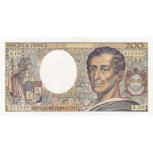 France, 200 Francs, 1992, UNC, p155e