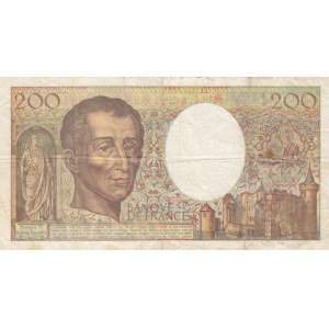 France, 200 Francs, 1992, VF (-), p155e