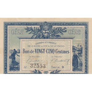France, 25 Centimes, 1916, AUNC