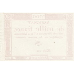 France, Assginat, 1000 Francs, 1795, UNC, pA80