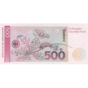 Germany, 500 Mark, 1991, AUNC, p43a