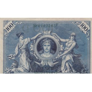 Germany, 100 Mark, 1908, VF (+), p33