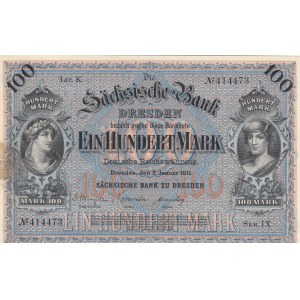 Germany, 100 Mark, 1911, UNC