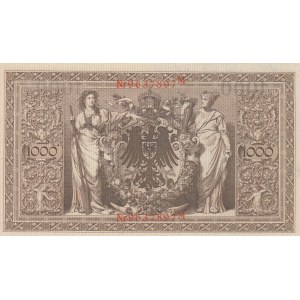 Germany, 1000 Mark, 1910, UNC, p45b