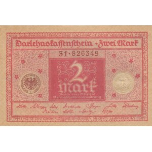 Germany, 2 Mark, 1920, UNC, p59,  HALF BUNDLE