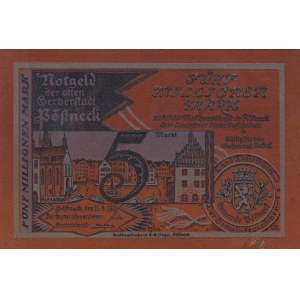 Germany, Notgeld, 5 Million Mark, 1923, UNC