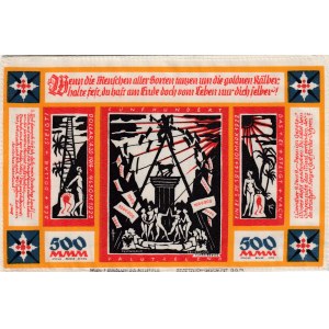 Germany, Notgeld, 500 Mark, 1922, UNC