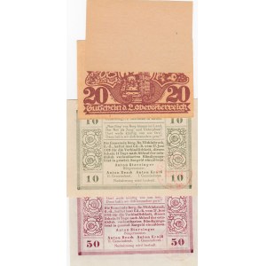 Germany, Notgeld, 10 Pfennig (2), 20 Pfennig and 50 Pfennig, 1920/1921, UNC, (Total 4 banknotes)