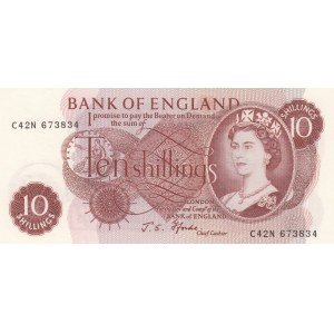Great Britain, 10 Shillings, 1961-70, UNC, p373c