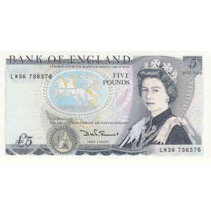 Great Britain, 5 Pound, 1980, UNC, p378c