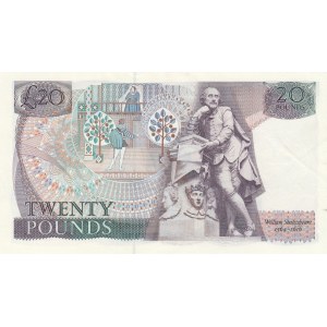 Great Britain, 20 Dollars, 1988, UNC (-), p380c