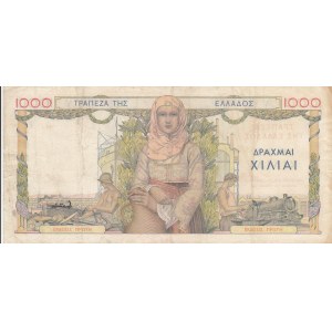 Greece, 1000 Drachmai, 1935, VF, p106a