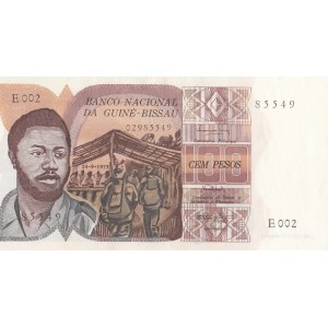 Guinea Bissau, 100 Pesos, 1975, UNC, p2a