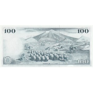 İceland, 100 Kronur, 1961, UNC, p44a