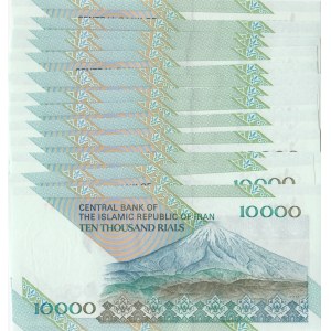 Iran, 10000 Rials, 2009, UNC, p146g, (Total 16 Banknotes)