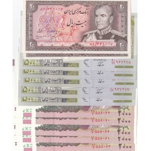 Iran, 12 Pieces UNC Banknotes