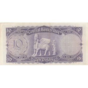 Iraq, 10 Pounds, 1959, XF, p55b