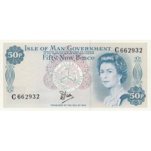 Isle of Man, 50 New Pence, 1979, UNC, p33a