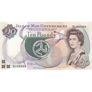 Isle of Man, 10 Pounds, 1983, UNC, p42