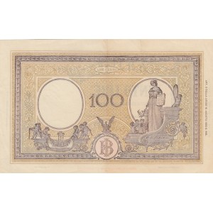 Italia, 100 Lire, 1943, XF, p68