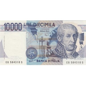 Italia, 10000 Lire, 1984, UNC, p112c