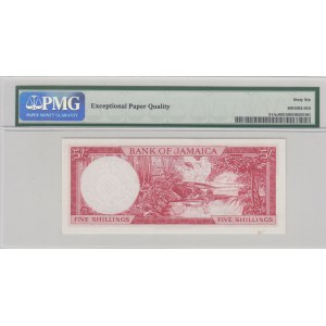 Jamaica, 5 Shillings, 1964, UNC, p51Ac