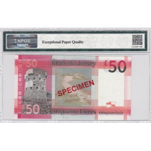 Jersey, 50 Dollars, 2010, UNC, p36s, SPECİMEN