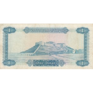 Libya, 1 Dinar, 1972, XF (-), p35b
